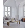 Stehlampe Ari – Steingut mit Stoffschirm