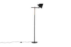 Stehlampe „California“ – markantes, modernes Design in Schwarz