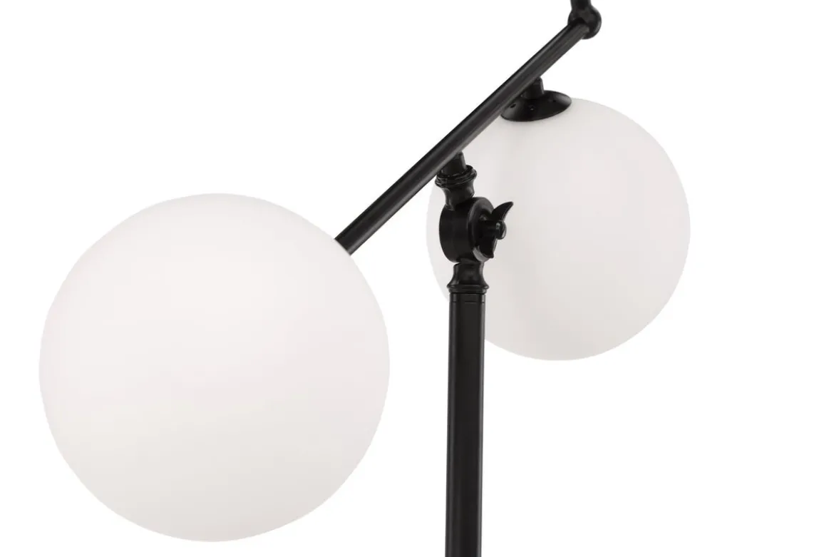 Stehlampe „Novera“ – Dreiflammige Designerlampe in Schwarz (Höhe 160 cm)