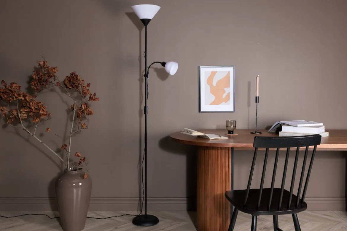 Stehlampe „Ragnar“ – Schlanke, moderne Silhouette 2-flammig