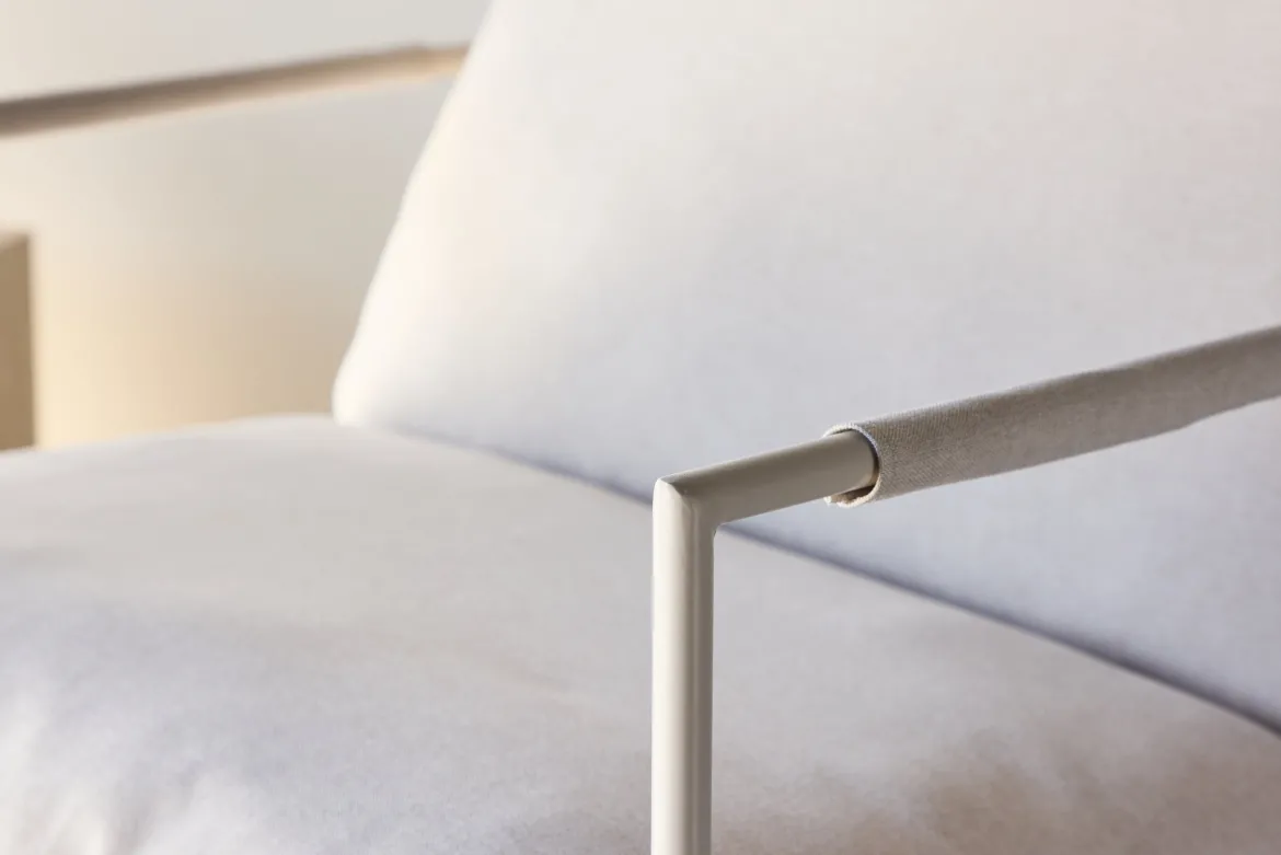 Stuhl Brika - In Beige mit Sitzkissen