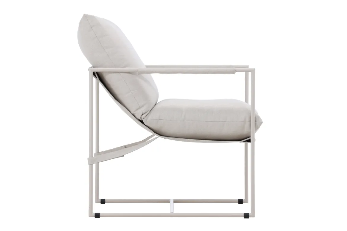 Stuhl Brika - In Beige mit Sitzkissen