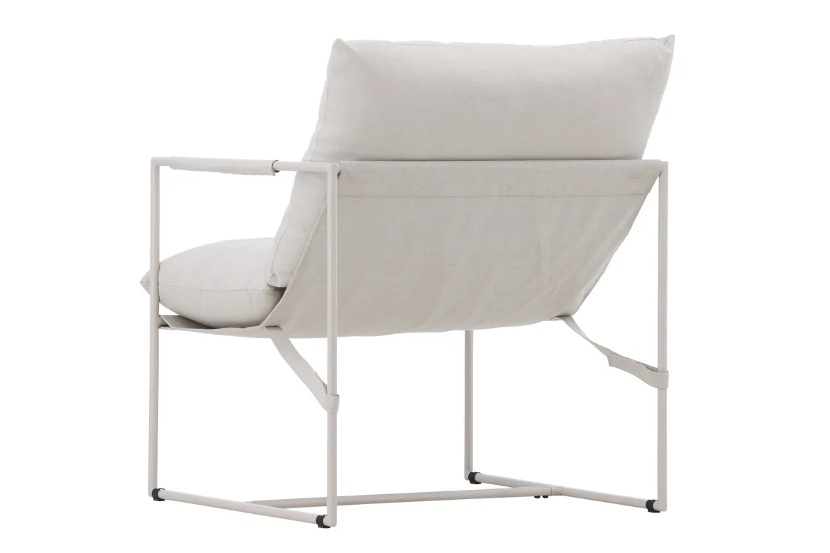 Stuhl Brika - In Beige mit Sitzkissen