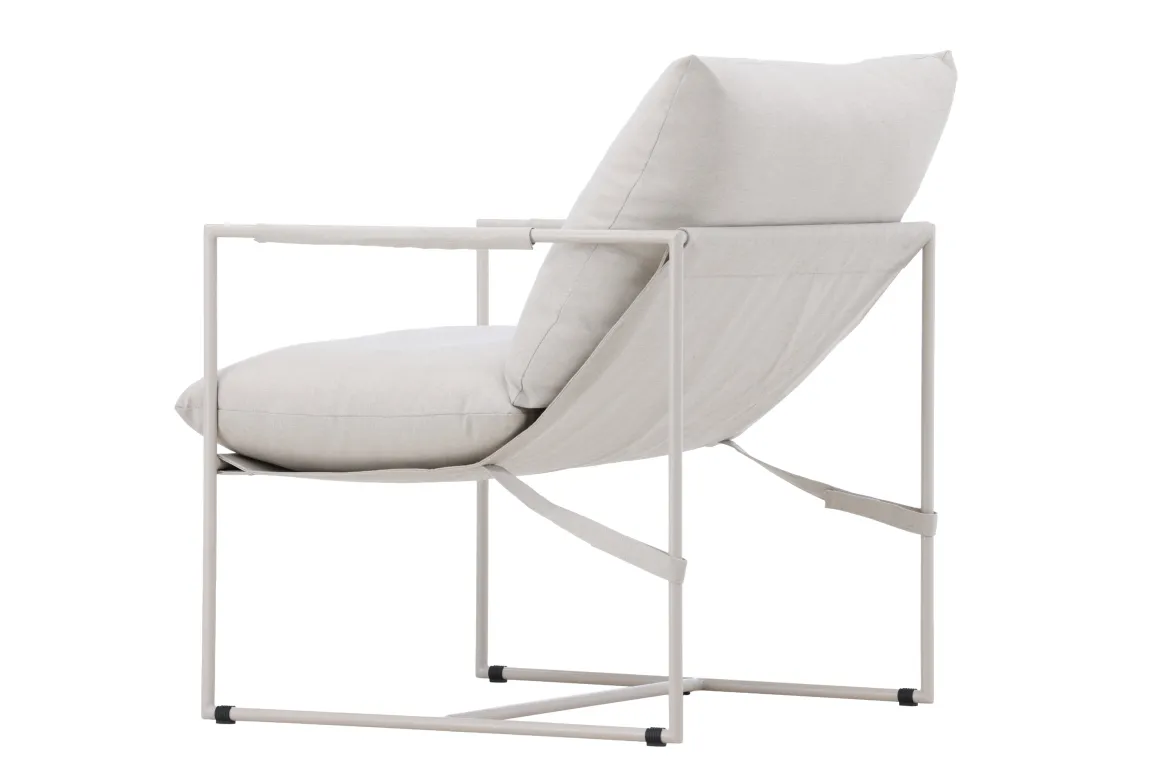 Stuhl Brika - In Beige mit Sitzkissen