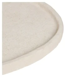 Tablett „Calva“ – Dekoratives Tablett aus Zement in Beige