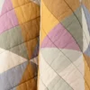 Tagesdecke Calira – Wendbarer Quilt mit geometrischem Muster