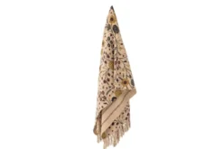 Tagesdecke Fiora – recycelte Baumwolle mit floralem Muster