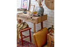Tagesdecke Romy – Tie-Dye-Design in Gelb