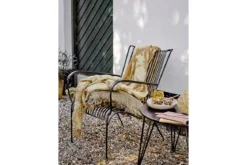 Tagesdecke Romy – Tie-Dye-Design in Gelb