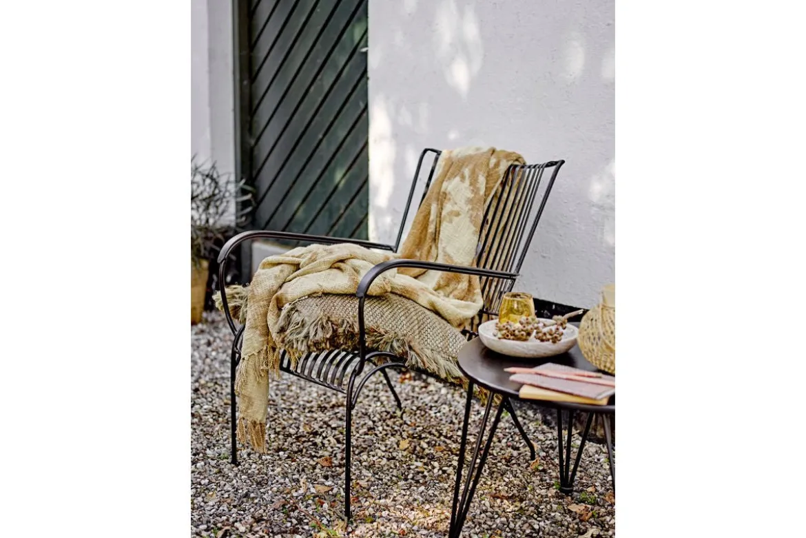 Tagesdecke Romy – Tie-Dye-Design in Gelb