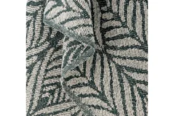 Tagesdecke Verdea – recycelte Baumwolle mit Blattmuster