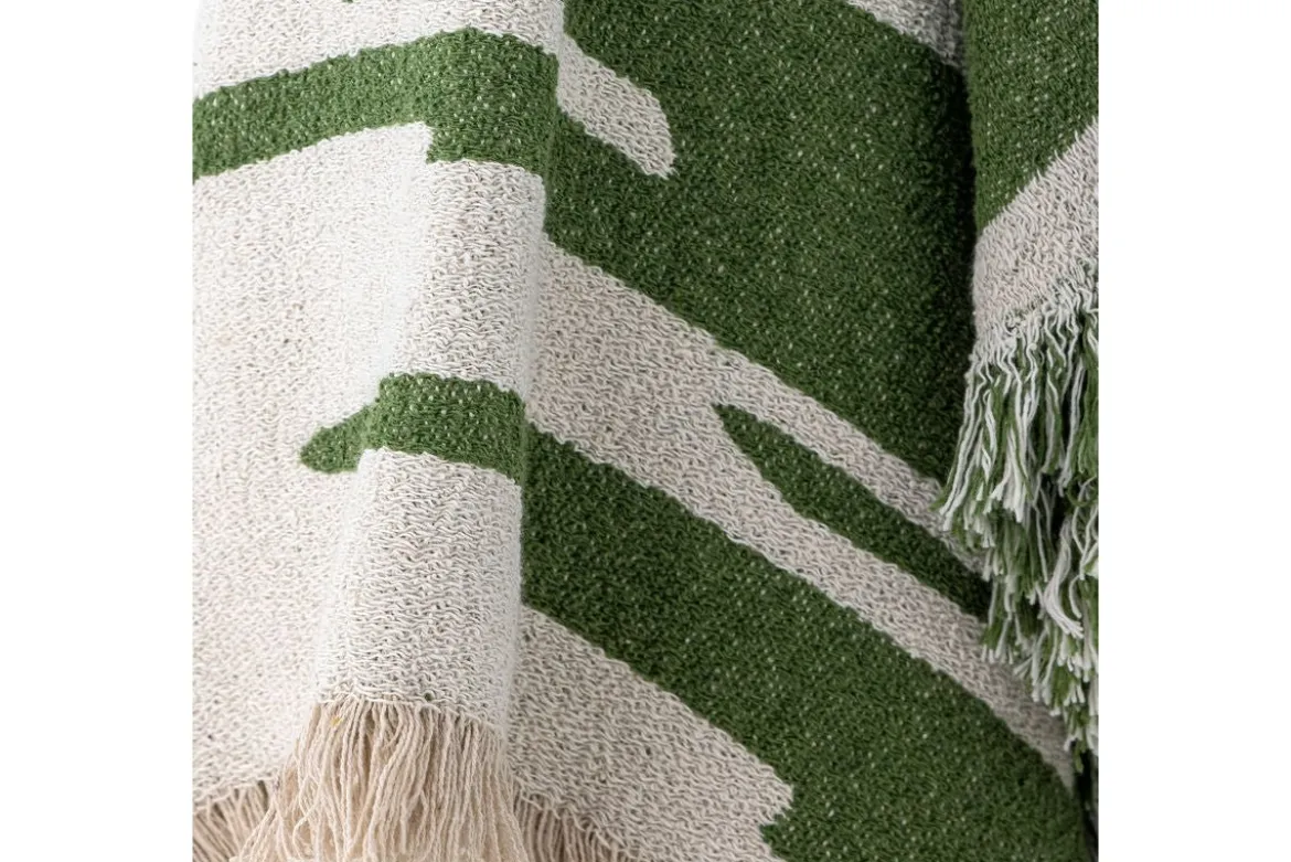 Tagesdecke Vireo – Wendbares Muster aus recycelter Baumwolle