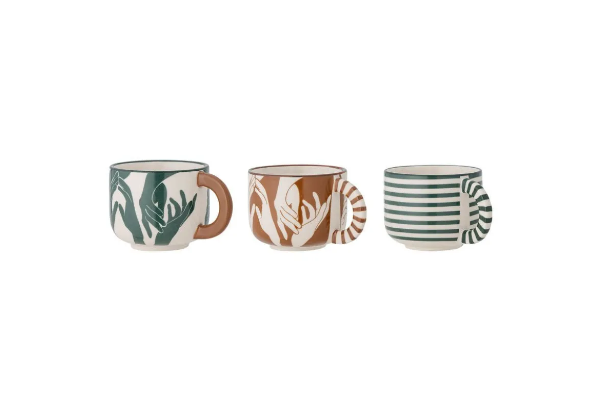Tasse Lunor - aus Steingut gefertigt / 3er Set