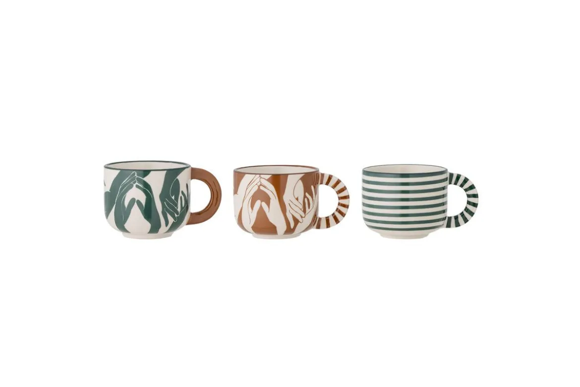 Tasse Lunor - aus Steingut gefertigt / 3er Set