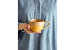 Tasse „Solin“ – Gelbes Steingut