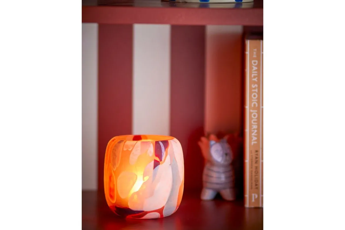 Teelichthalter Norely - aus recyceltem Glas