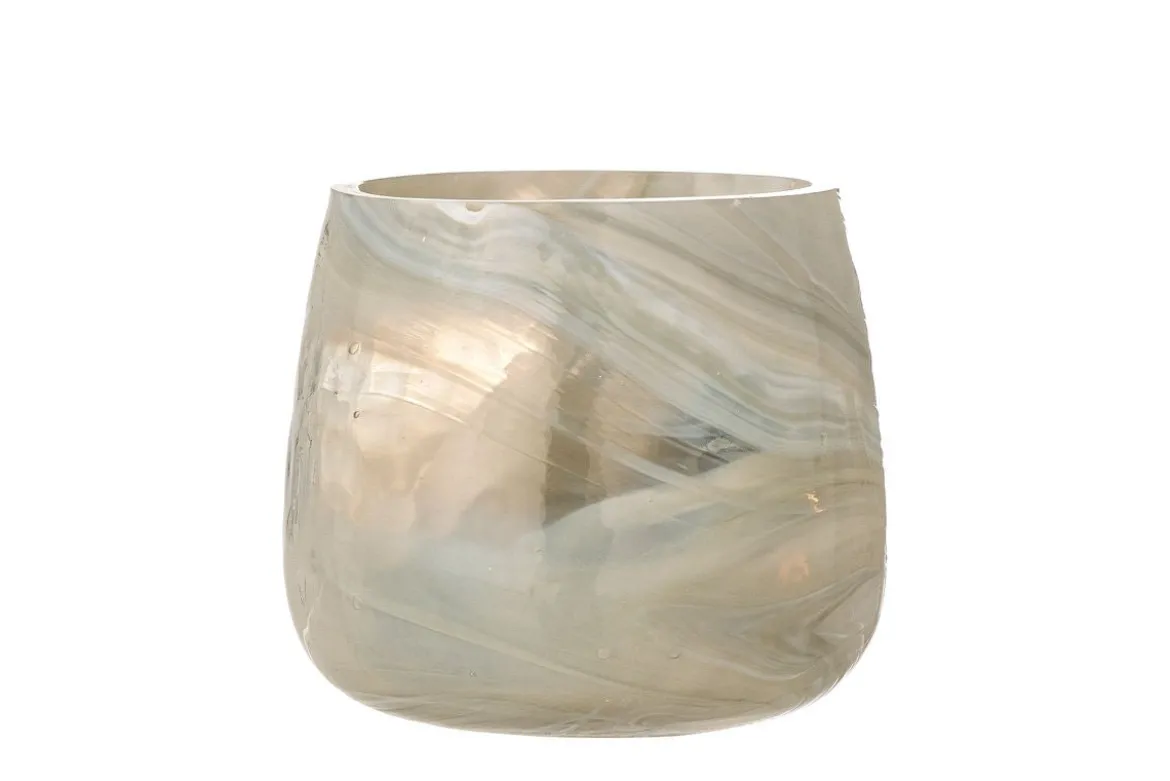 Teelichthalter Stanly - aus recyceltem Glas
