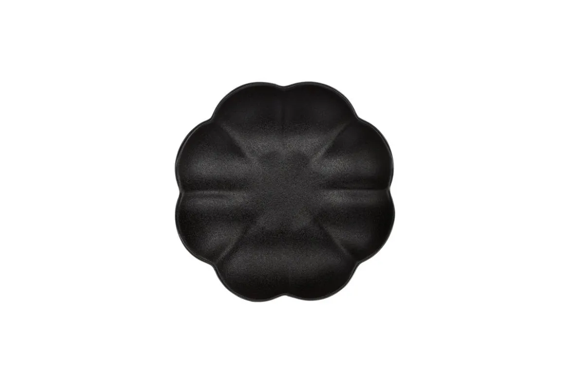 Teller Black Swan - 2er-Set, glasiertes, verstärktes Porzellan, mattschwarz