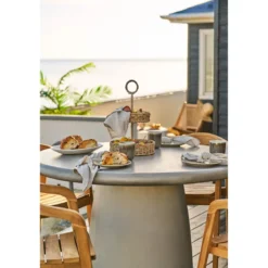 Teller Haviona – aus Steingut gefertigt in beige (4er Set)