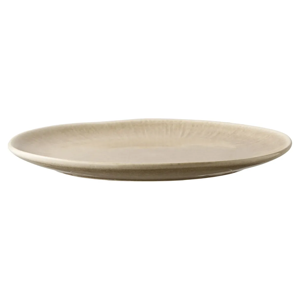 Teller Keldira – aus Steingut gefertigt in beige (4er Set)