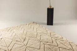 Teppich Alora – in Beige aus 100 % Wolle