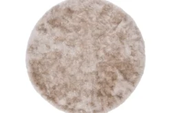 Teppich Anelie – runder Hochflor aus Polyester
