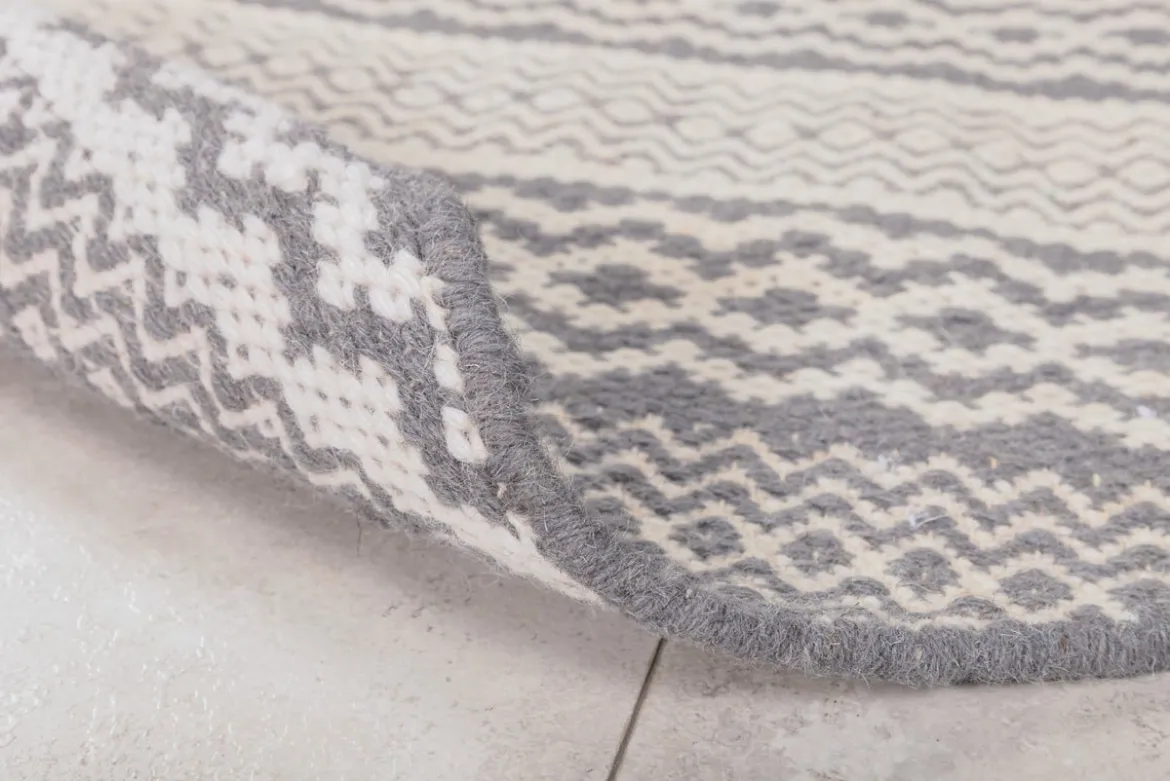 Teppich Aramis – handgewebt aus Wolle & Baumwolle