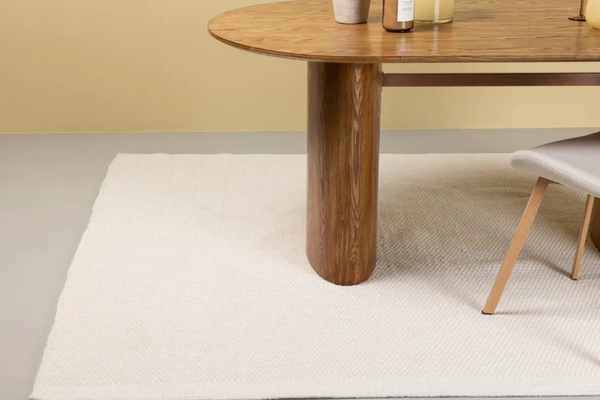 Teppich Aruna – aus Baumwolle in zwei Farben & Größen