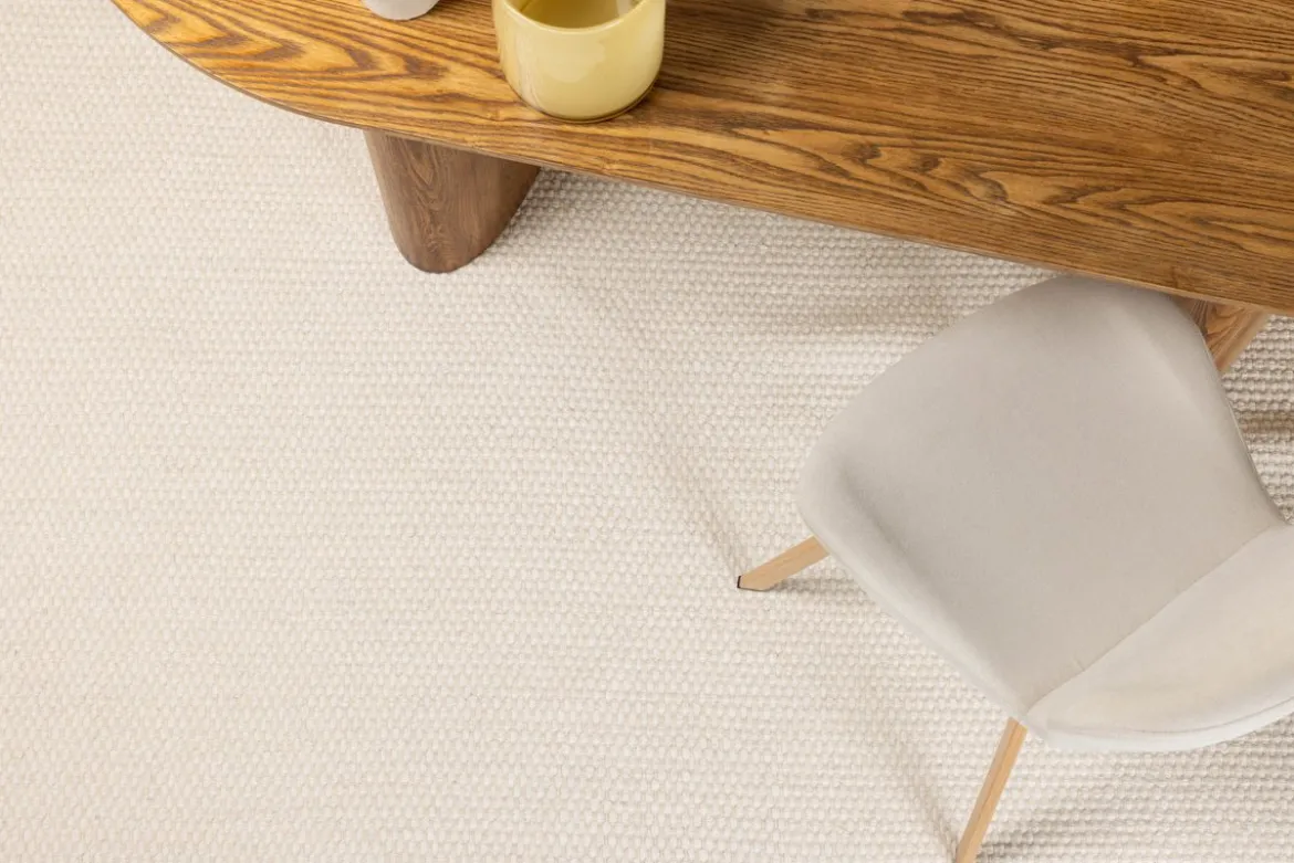 Teppich Aruna – aus Baumwolle in zwei Farben & Größen