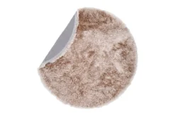 Teppich Elviana – Ø 200 cm in Beige aus Polyester