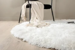Teppich Elviana – Ø 200 cm in Beige aus Polyester