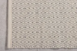 Teppich Helena – rechteckig in Beige aus Polyester & Baumwolle