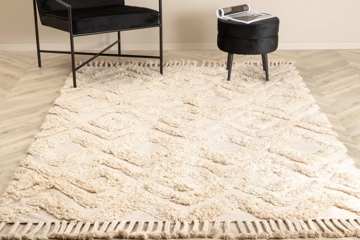 Teppich Isa – im Vintage-Stil aus Baumwolle