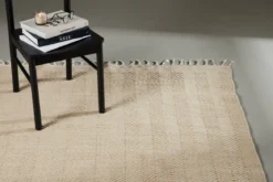 Teppich Lojay – mit Fransen aus Baumwolle