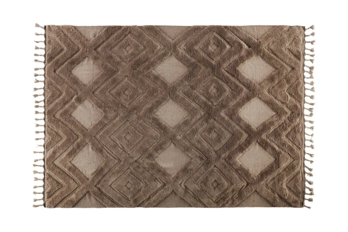 Teppich Lora – mit Fransen aus Wolle