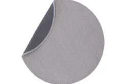 Teppich Lunor – rund in Grau aus Polyester