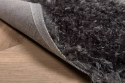Teppich Nassa – runder Hochflor aus Polyester