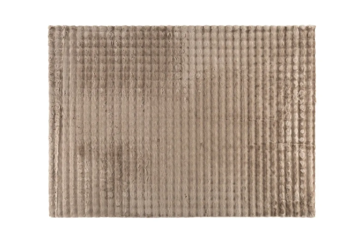 Teppich Niva – in zwei Farben aus Polyester & Veloursleder