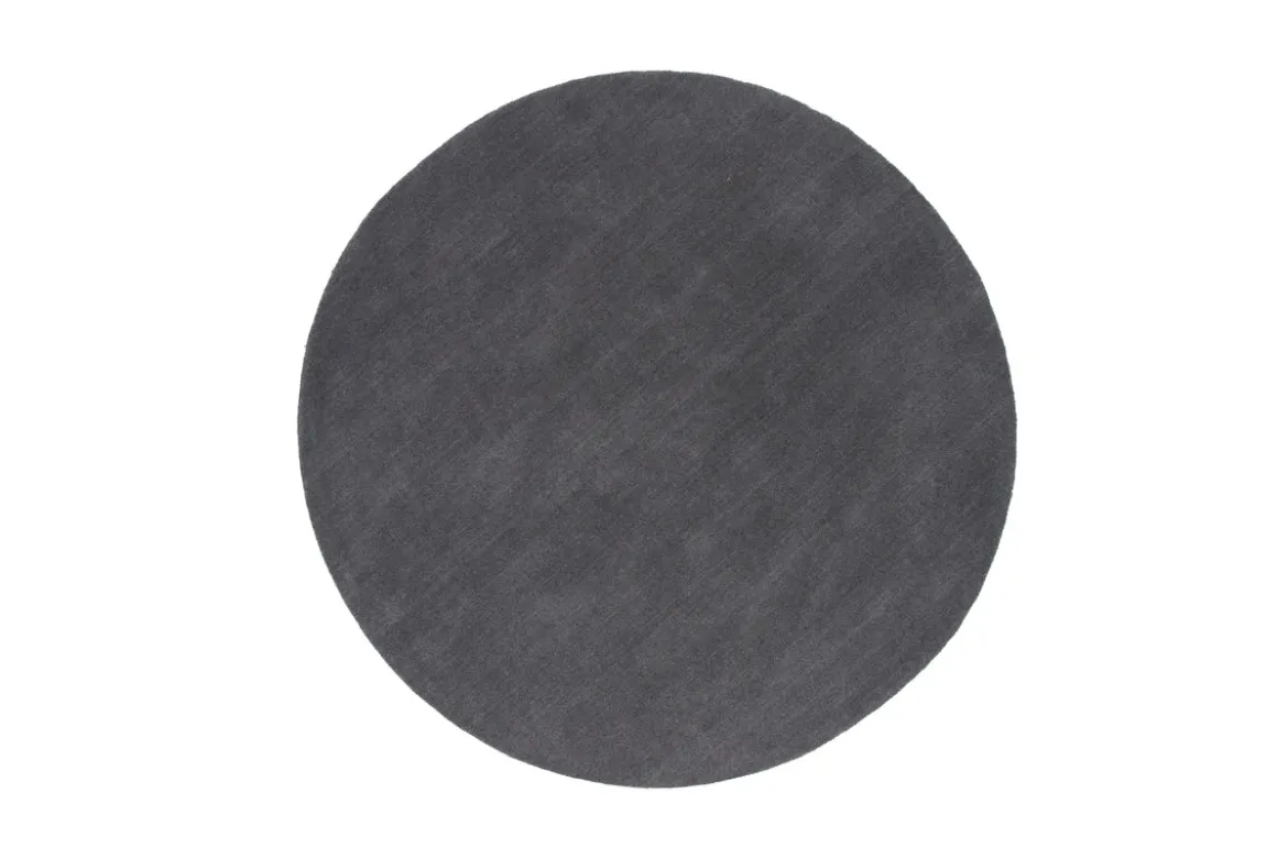 Teppich Selara – rund aus Wolle & Polyester