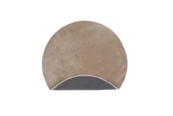 Teppich Vasia – rund mit Glanzoptik aus Polyester