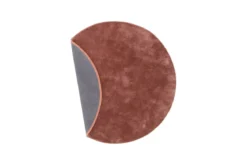 Teppich Vasia – rund mit Glanzoptik aus Polyester