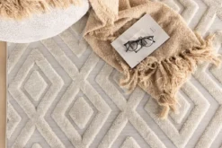 Teppich Verona – in zwei Farben aus Polyester & Baumwollmischgewebe