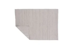 Teppich Zay – handgewebt in Beige aus Polyester & Baumwolle