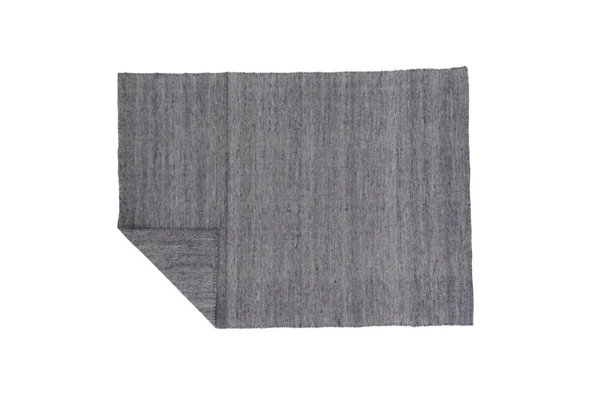 Teppich Zay – handgewebt in Beige aus Polyester & Baumwolle