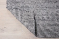 Teppich Zay – handgewebt in Beige aus Polyester & Baumwolle