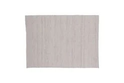 Teppich Zay – handgewebt in Beige aus Polyester & Baumwolle