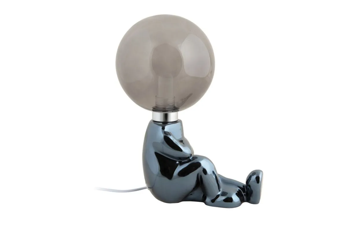 Tischlampe Antman (sitzend) - Designlampe Hochglanz beschichtet mit LED