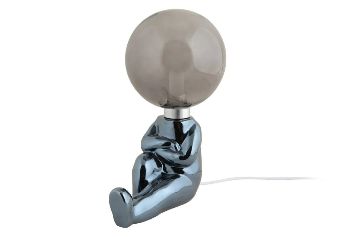 Tischlampe Antman (sitzend) - Designlampe Hochglanz beschichtet mit LED