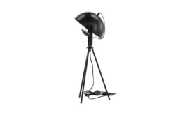Tischlampe „California“ – Schwarze Leuchte mit goldenen Details
