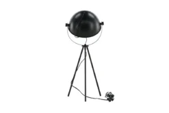 Tischlampe „California“ – Schwarze Leuchte mit goldenen Details